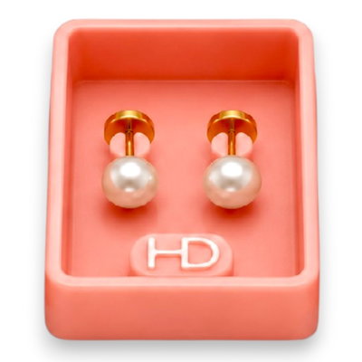 Aros Abridores Enchapado Oro Pasante 18k Bebe CH 311