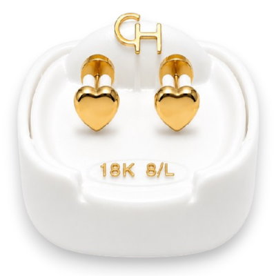 Aros Abridores 18K Tick Enchapado Bebe CH 779
