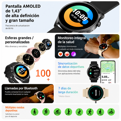 SMARTWATCH COLMI V73 NEGRO