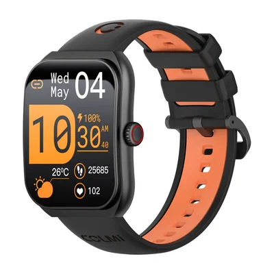 SMARTWATCH COLMI P86 NEGRO/NARANJA