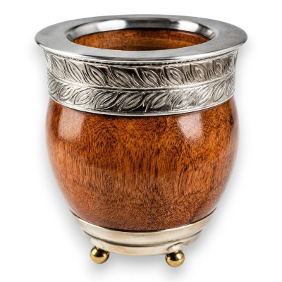 IMPERIAL MADERA LAQUEADA PATAS BRONCE