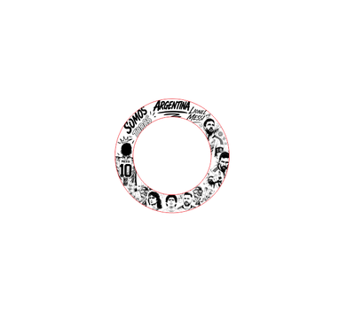 MATE STICKER MESSI 2026