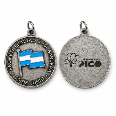 MEDALLAS METAL JURA A LA BANDERA