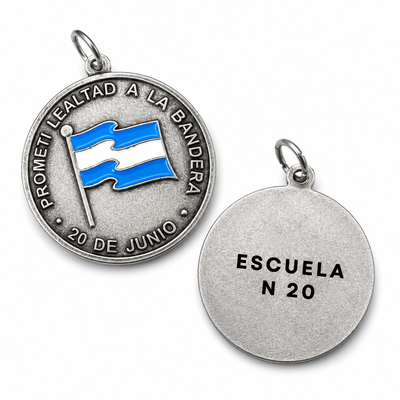 MEDALLAS METAL JURA A LA BANDERA