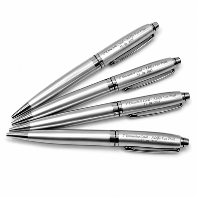 LAPICERA METALICA GRIS PREMIUM