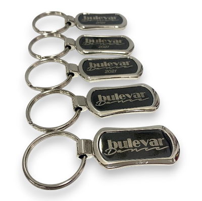 LLAVERO ACERO RECTANGULAR PREMIUM