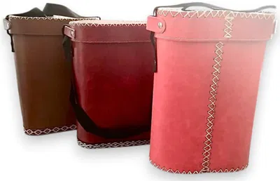 BOLSO MATERO RIGIDO SIMIL CUERO XL