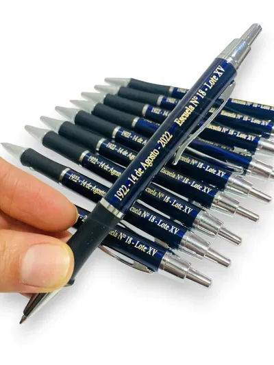 LAPICERA METALICA AZUL