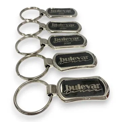 LLAVERO ACERO RECTANGULAR PREMIUM