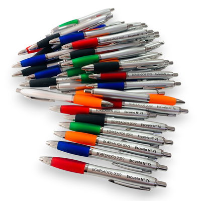 LAPICERA PLASTICA GRIP DE GOMA