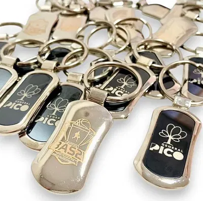 LLAVERO ACERO RECTANGULAR PREMIUM