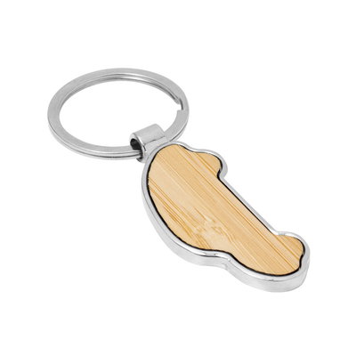 LLAVERO CONCECIONARIO BAMBOO METAL