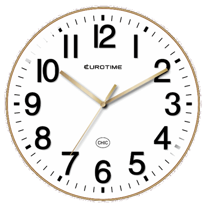 RELOJ PARED EUROTIME 29/2311.01 CHIC DORADO
