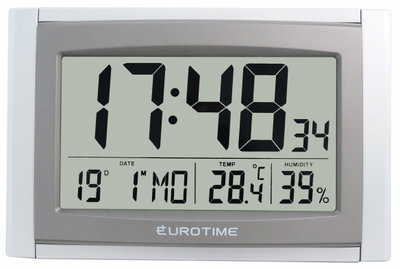 RELOJ PARED EUROTIME 77/3060.13 DIGITAL