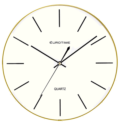 RELOJ PARED EUROTIME 29/1700.33 ELEGANT DORADO