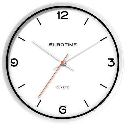 RELOJ PARED EUROTIME 29/1777.01 DESIGN BLANCO