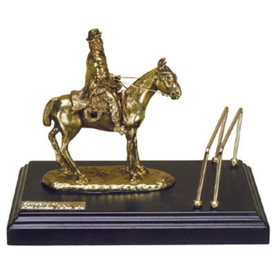 ESTATUILLA TARJETERO JINETE