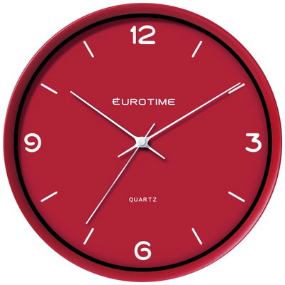 RELOJ PARED EUROTIME 29/1777.07 DESIGN ROJO