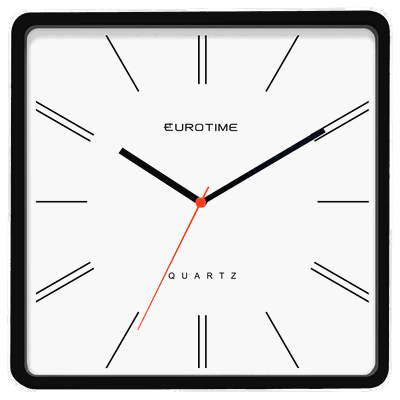 RELOJ PARED EUROTIME 29/1787.10 KITCHEN NEGRO