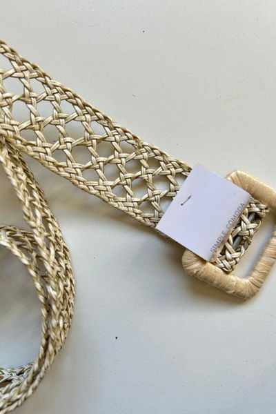 Cinturon entretejido 