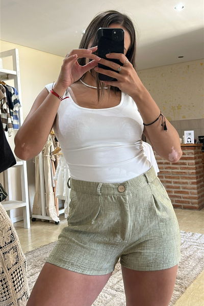 Musculosa con tiras gruesas de modal 