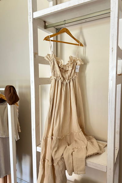 Vestido fruncido en la parte superior