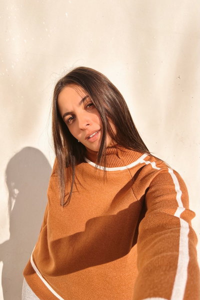 Sweater combinado