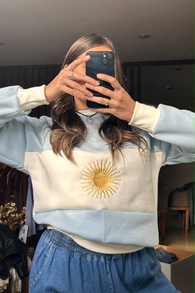 Buzo argentina combinado
