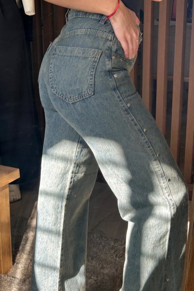 Baggy tipo wide leg oxido
