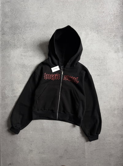 ZIP HOODIE "GOTICA N/R"