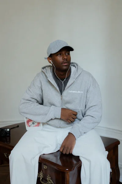 FULL ZIP GRAY 