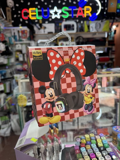 Auriculares inalámbricos vincha infantiles cuadrados