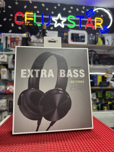 Auriculares vincha con cable Extra Bass