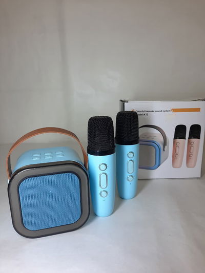 Parlante + Dos microfonos K12