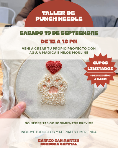 INTENSIVO PUNCH NEEDLE - seña