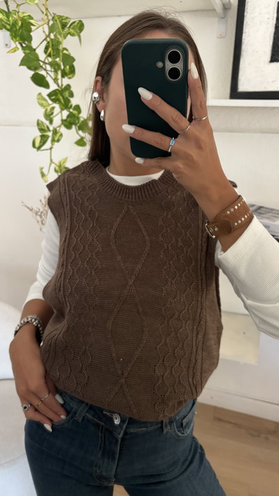 Chaleco tejido Sander