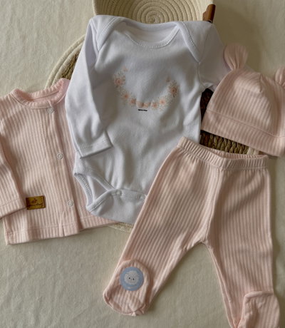 Set de 4 piezas | rosa 