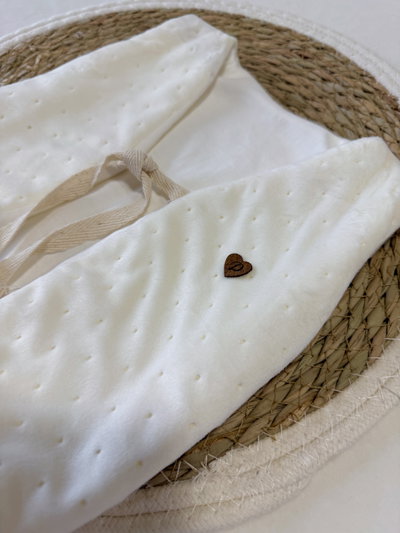 Chalequito coral fleece | blanco 