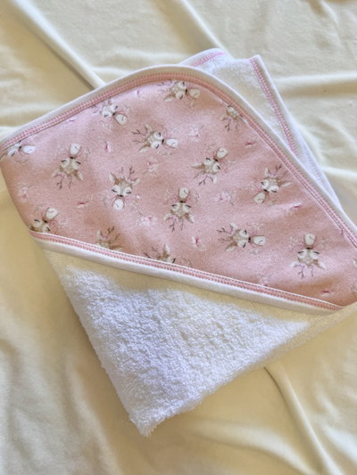 Toallon con capucha | rosa