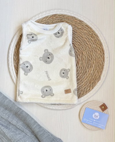 Chaleco ositos | Gris