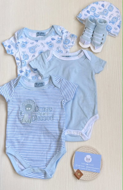 Set 5 piezas celeste