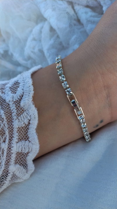 PULSERA STRAS CON CIERRE 