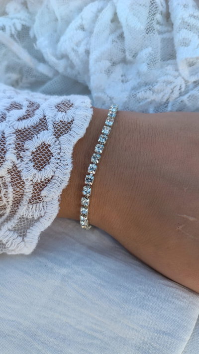 PULSERA STRAS CON CIERRE 