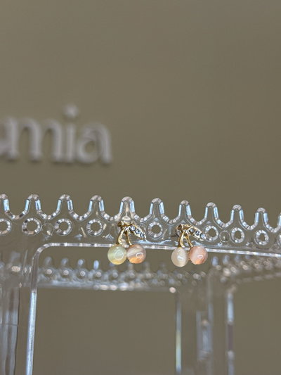 AROS FANTASIA CEREZA ROSA