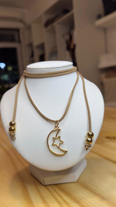 CHOUQUER MARRON LUNA Y ESTRELLA