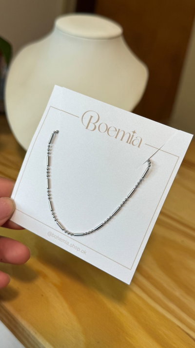 PULSERA ACERO BOLITAS