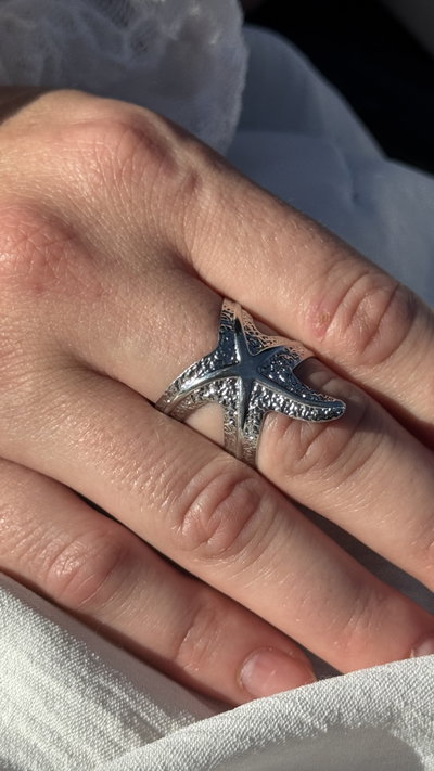 ANILLO ESTRELLA MARINA REGULABLE