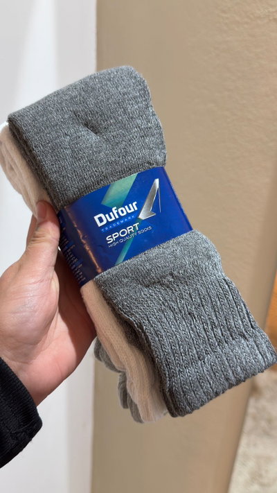 MEDIAS DE TOALLA DUFOUR X3