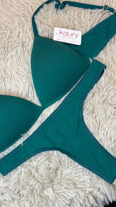 CONJUNTO TRIANGULITO SOFT ALGODON C/LESS KAURY