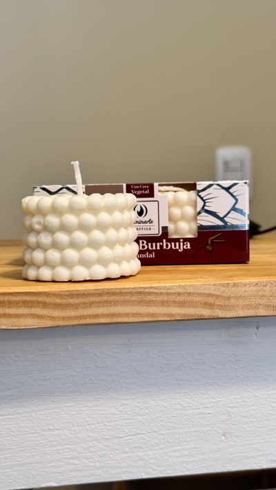 VELA AROMATICA BURBUJA X2 ILUMINARTE